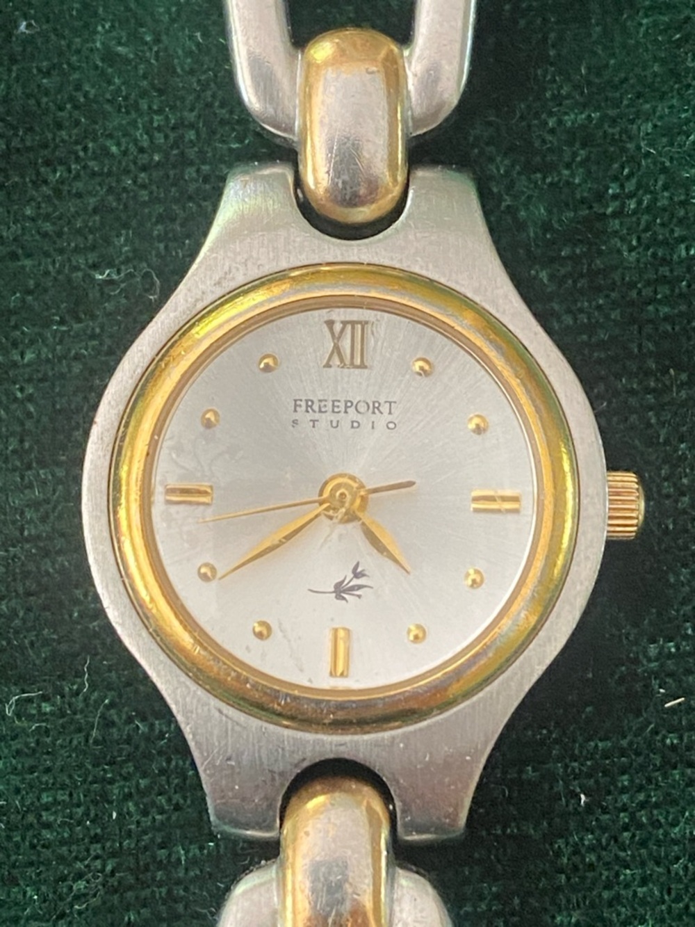 Freeport Studio Two-Tone Women's Bracelet Watch in Silver and Gold